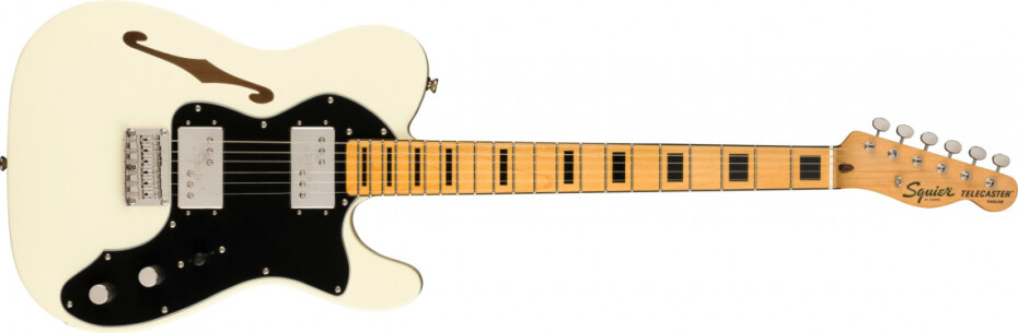 Fender Squier Classic Vibe `70s Telecaster Thinline - Olympic White - main (0)