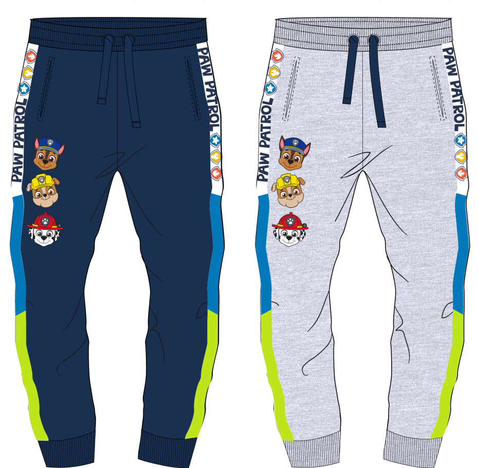 Paw Patrol - Tlapková patrola -Licence Chlapecké tepláky - Paw Patrol 52112027, šedý melír Barva: Šedá, Velikost: 110 - main (0)