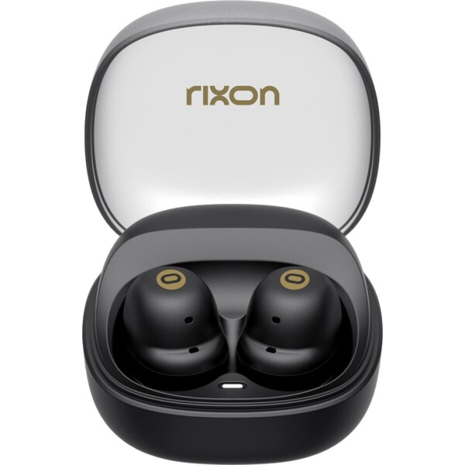 Rixon AirShots mini silikonová bezdrátová sluchátka černá - main (0)