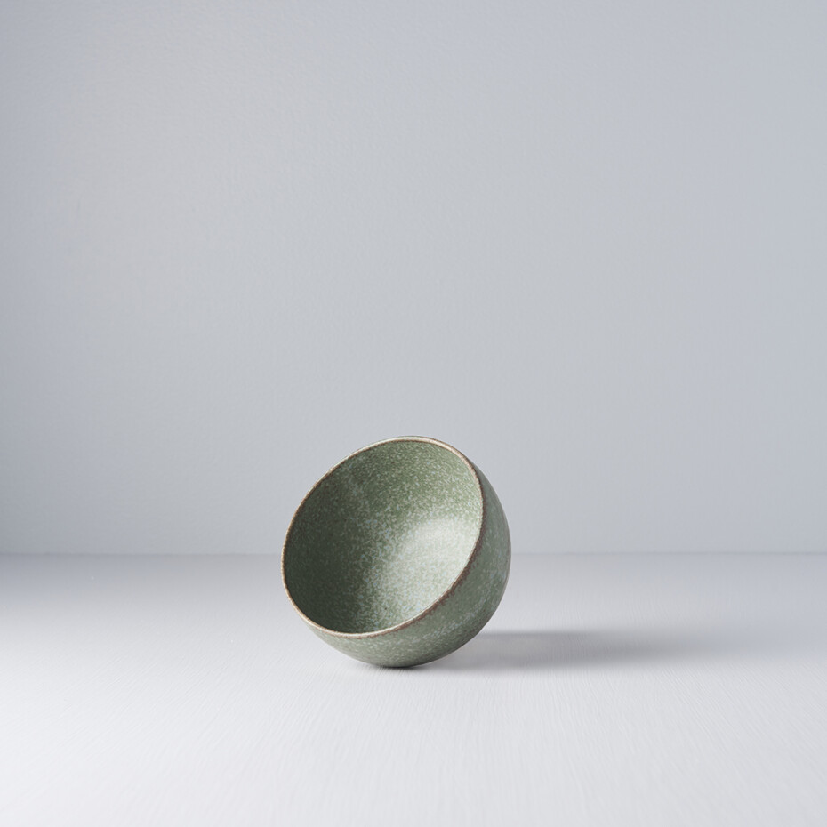 Jídelní miska GREEN FADE 11 cm, ve tvaru U, zelená, MIJ - main (2)