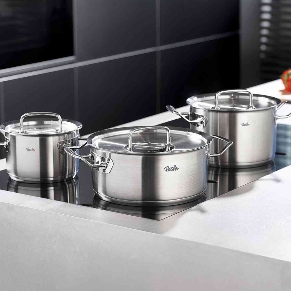 Sada hrnců ORIGINAL PROFI , sada 6 ks, s pánví CERATAL COMFORT, Fissler - main (1)