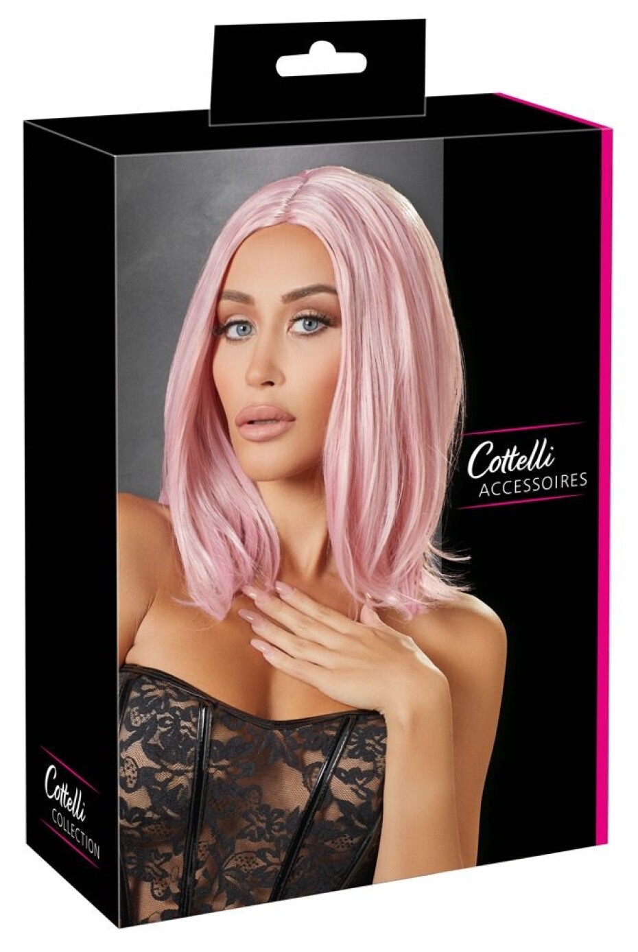 Cottelli Wig Bob Pink - main (2)