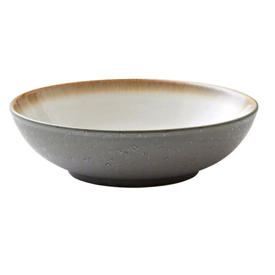 Mísa na salát 24 cm, šedá / krémová, Bitz - main (0)