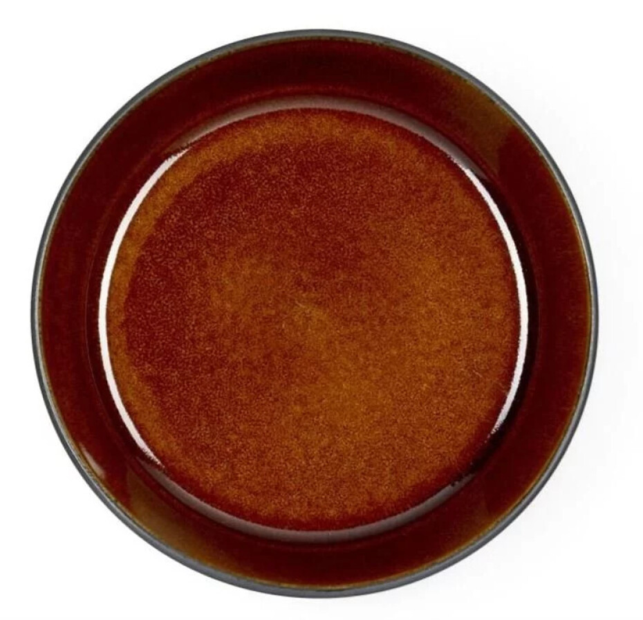 Servírovací mísa 18 cm, černá / jantarová, Bitz - main (1)