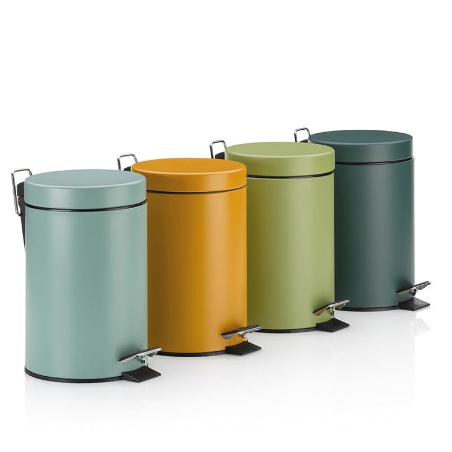 KELA Kosmetický koš MONACO kov zelená  3l KL-24295 - main (2)
