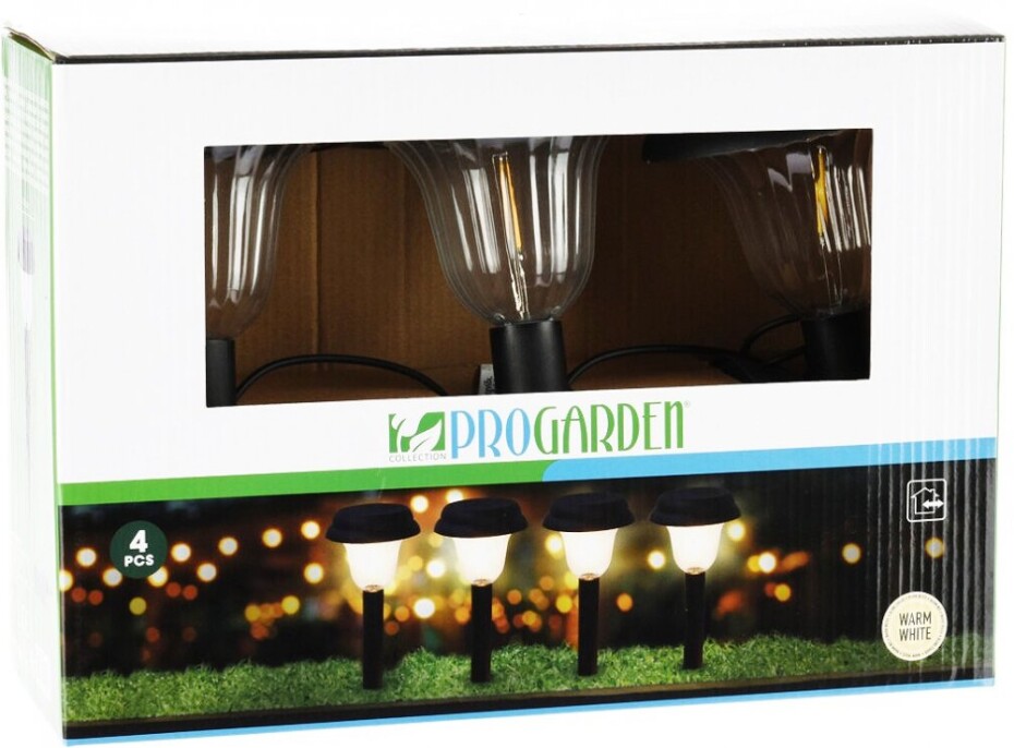 PROGARDEN Lampa zahradní 16x45cm sada 4ks KO-AF5000490 - main (2)