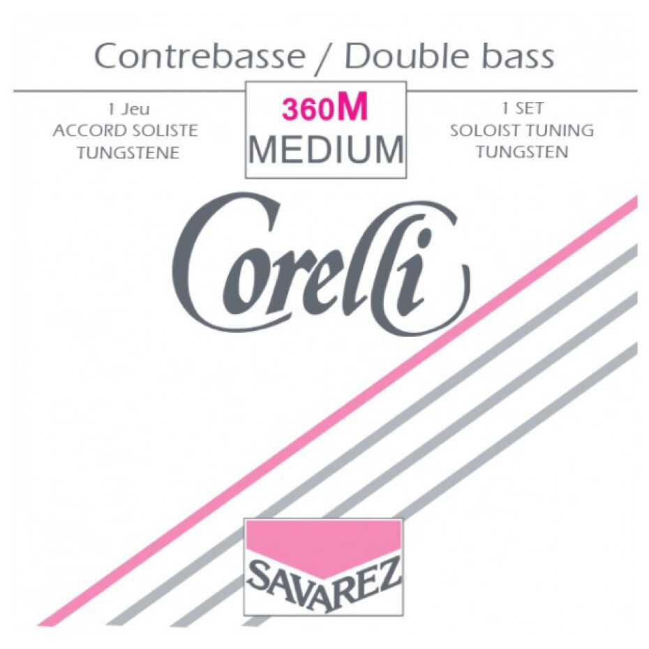 Savarez 360M Corelli Double Bass Tungsten Solo Set - Medium - main (0)