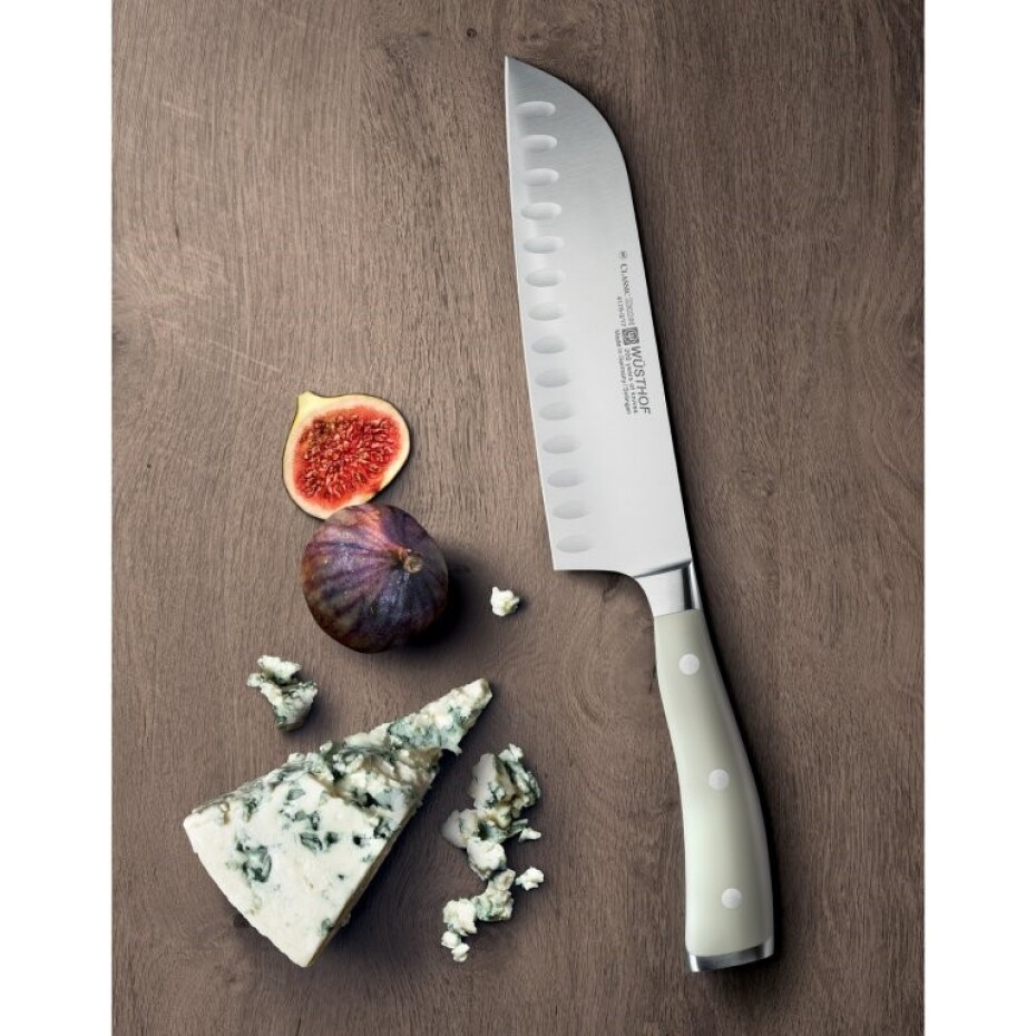 Santoku nůž CLASSIC IKON CREME 17 cm, s výbrusem, WÜSTHOF - main (1)