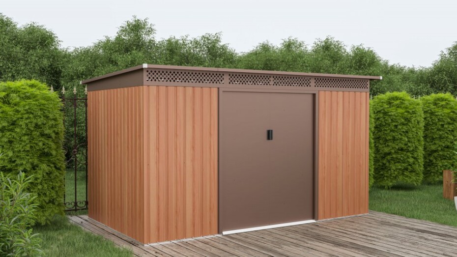 G21 Zahradní domek G21 GRAH 700 - 340 x 206 cm, hnědý G21-6390094 - main (3)