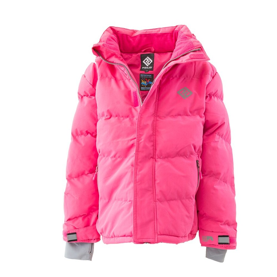 bunda zimní Puffa Neon dívčí, Pidilidi, PD1110-03, růžová - 152 | 12let - main (0)