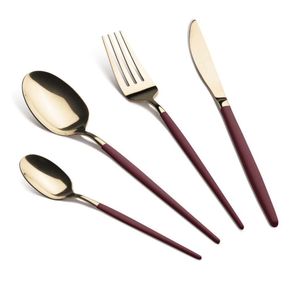 BERLINGERHAUS Sada příborů nerez 24 ks leštěná Burgundy - Champagne BH-3072 - main (2)