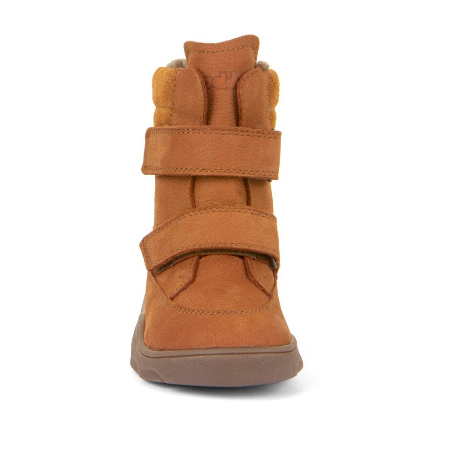 Dětské zimní barefoot boty ZERU TEX WINTER Cognac, Froddo, G3160240-2, hnědá - 34 - main (4)