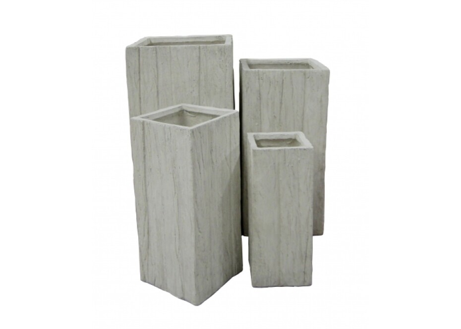 G21 Květináč Fossil Tube 26x26x60 cm G21-6392661 - main (0)