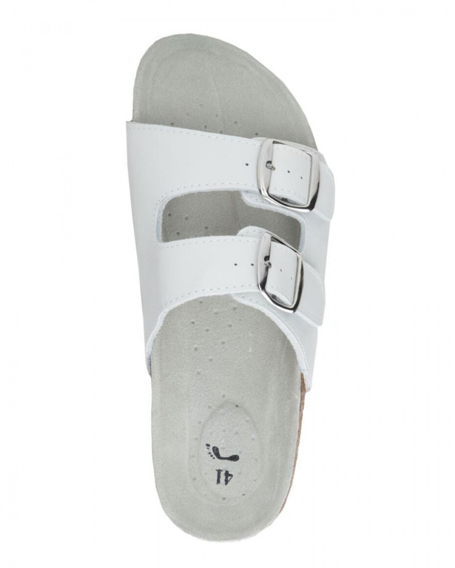 Nazouvák unisex MARS, G3105, bílý/modrá linka - main (1)