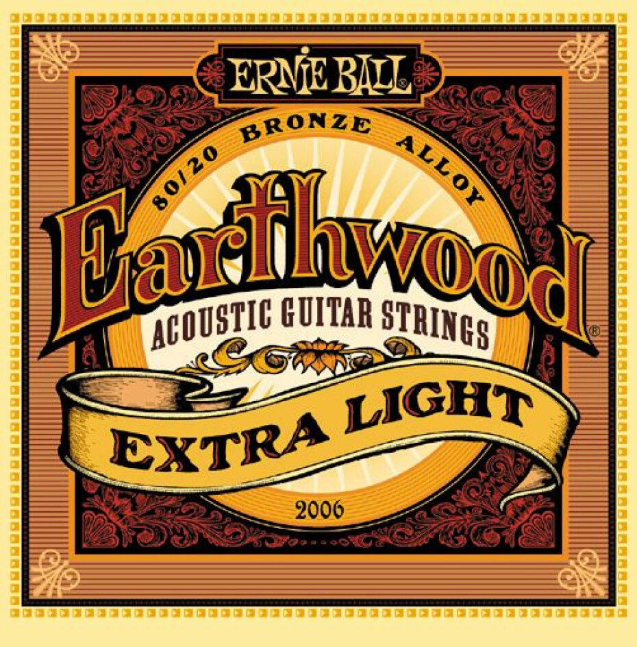 Ernie Ball P02006 Earthwood 80/20 Bronze Extra Light - .010 - .050 - main (0)