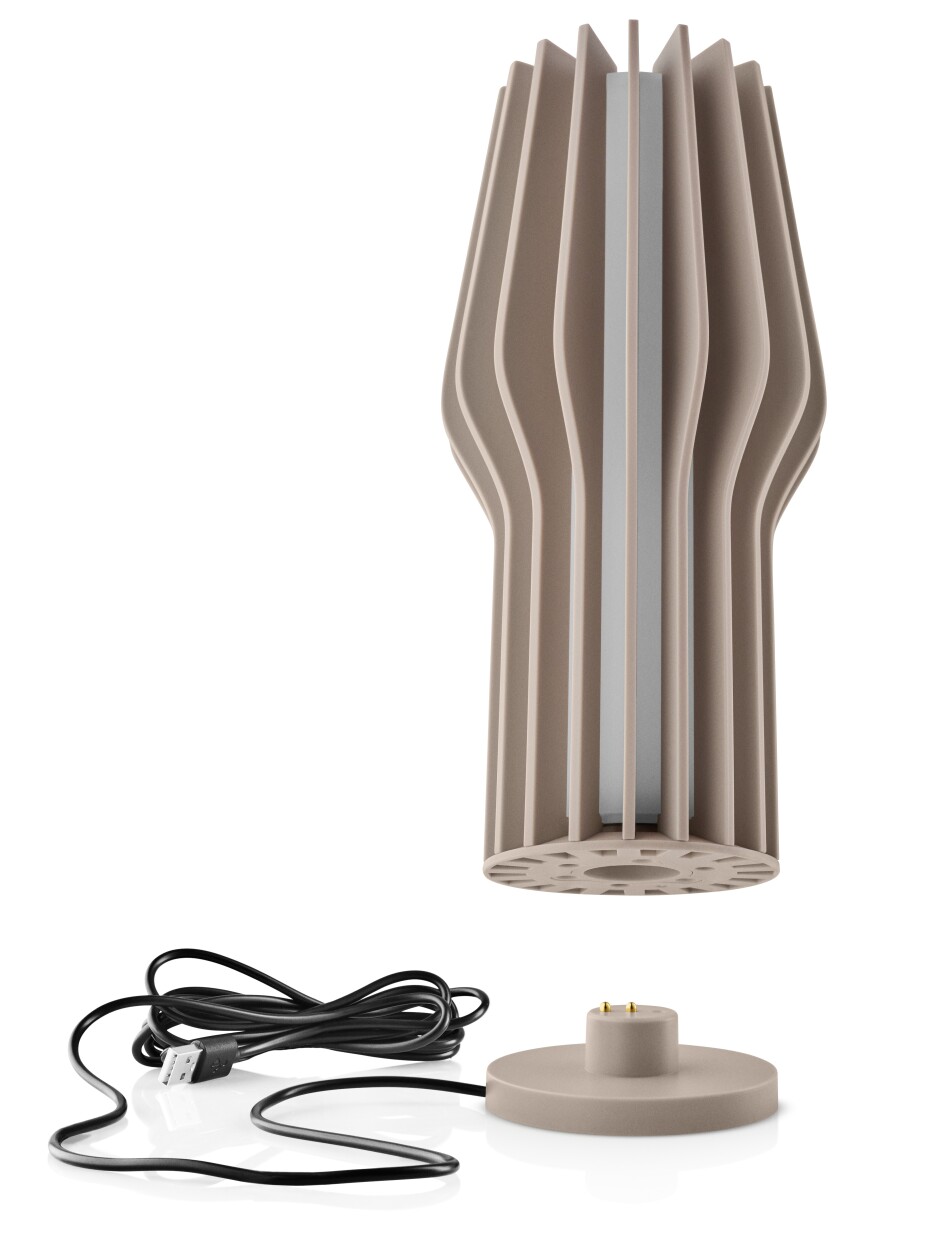 EVA SOLO Lampička LED, zářivá, na baterie, 25 cm, perleťově béžová - main (4)