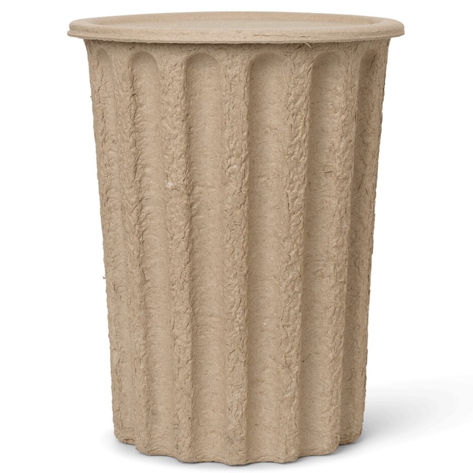 Odpadkový koš PAPER PULP 28 x 35,5 cm, hnědá, papír, ferm LIVING - main (0)