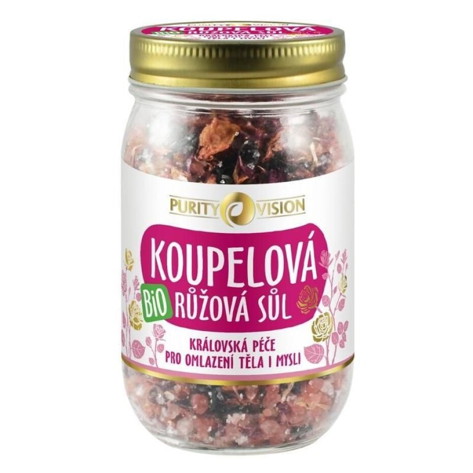 Purity Vision Bio růžová koupelová sůl 400 g - main (0)