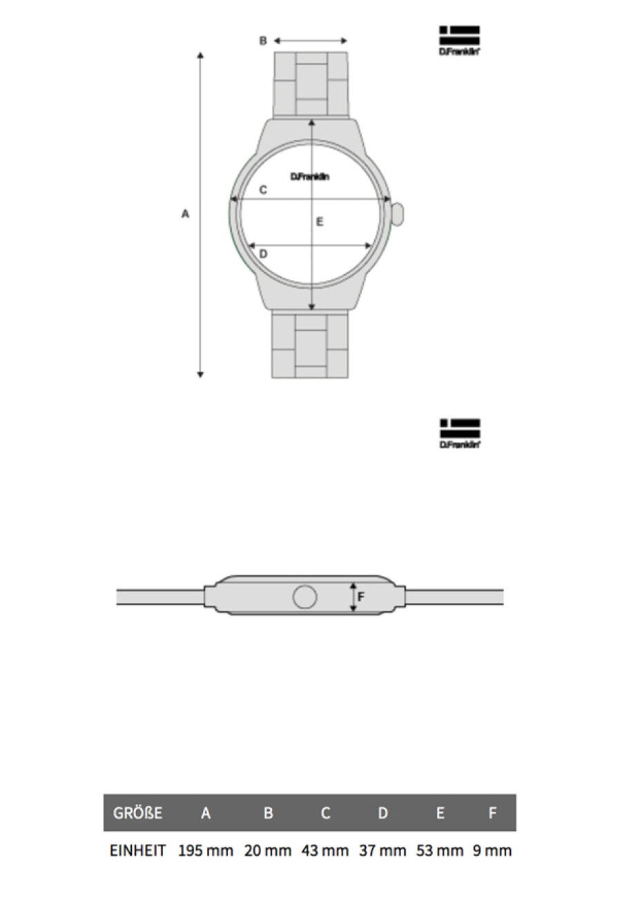 DFranklin Hodinky se zeleným cifernímek D.Franklin - main (3)