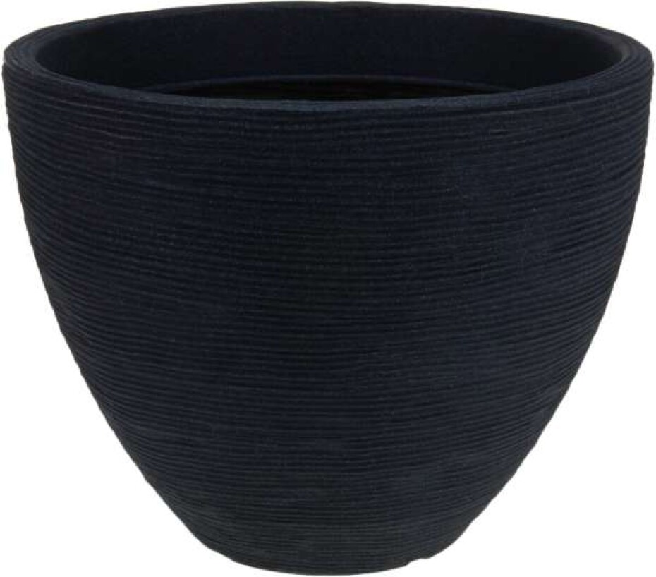 EXCELLENT Květináč žebrovaný 40 x 31 cm antracit KO-Y54191280 - main (0)