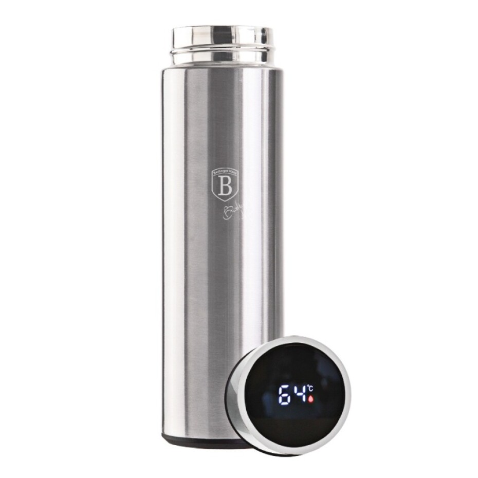 BERLINGERHAUS Termoska nerez s LED displejem 450 ml Black Silver Collection BH-7956 - main (0)