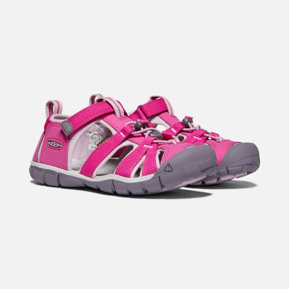 Dětské sandály SEACAMP II CNX, VERY BERRY/DAWN PINK, keen, 1022994/1022979/1022940, růžová - 22 - main (1)