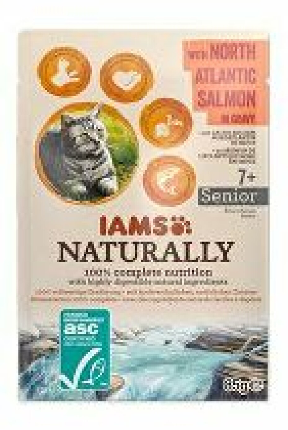Iams Cat Senior losos v omáčce kapsa 85g + Množstevní sleva - main (0)