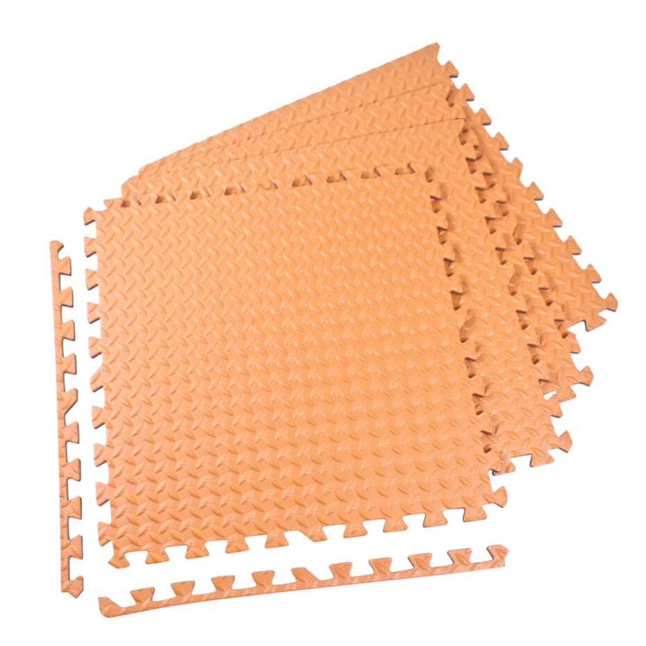 Puzzle podložka Sportago Easy-Lock 60x60x1,2 cm, 4 ks, oranžová - main (2)