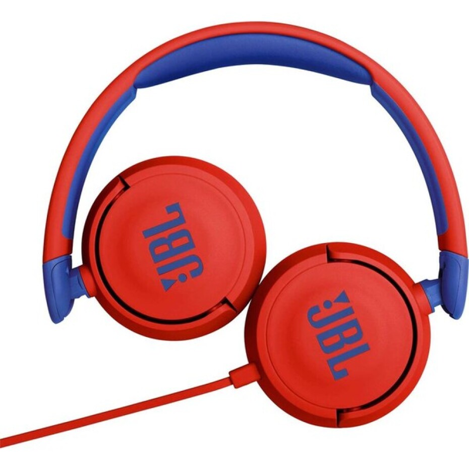 JBL JR310 dětská náhlavní sluchátka modrá/červená - main (4)