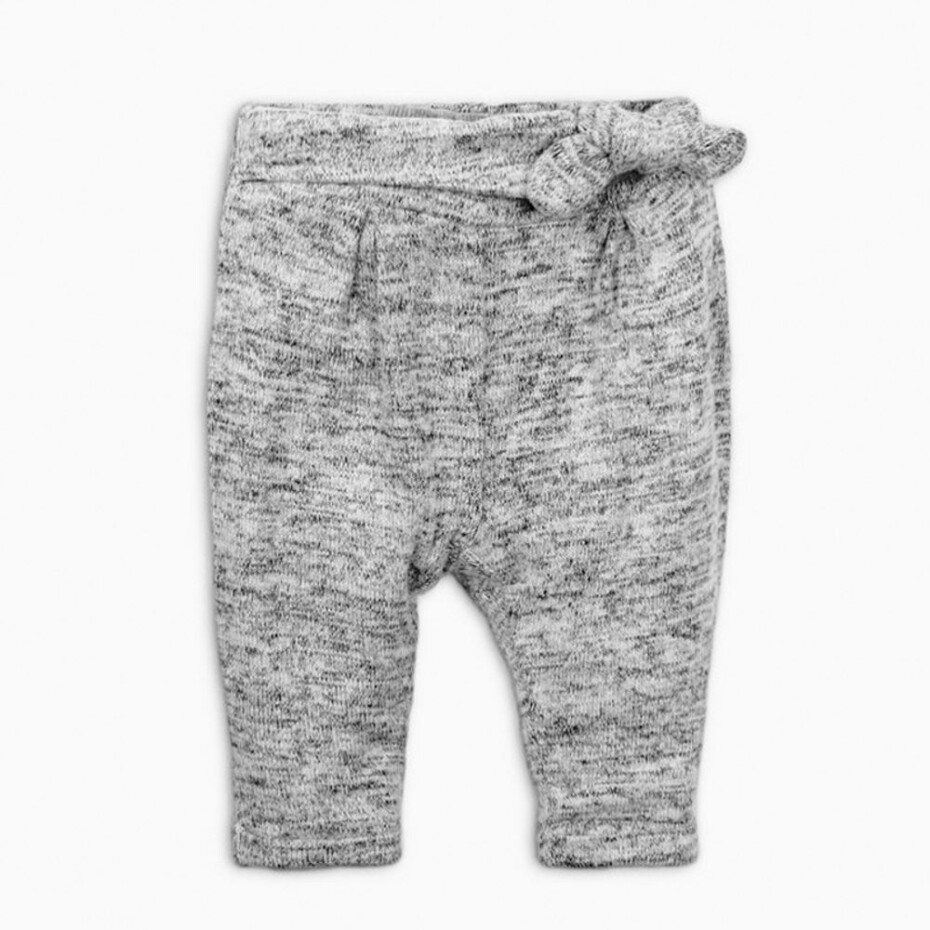 Kalhoty dívčí, Minoti, OWL 9, šedá - 86/92 | 18-24m - main (0)
