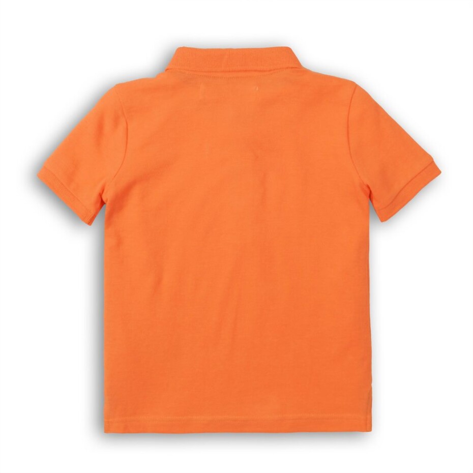 Tričko chlapecké Polo s krátkým rukávem, Minoti, 1POLO 6, oranžová - 86/92 | 18-24m - main (1)