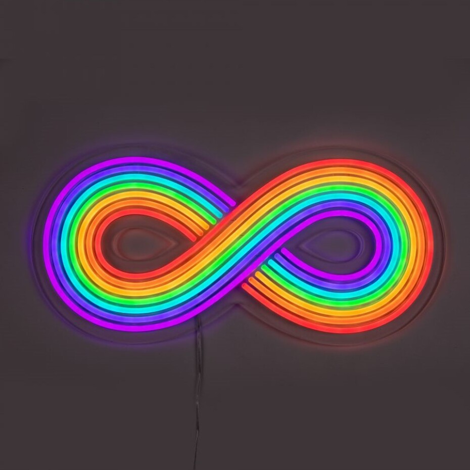 Nástěnné dekorační světlo RAINBOW 51 cm, LED, Seletti - main (1)