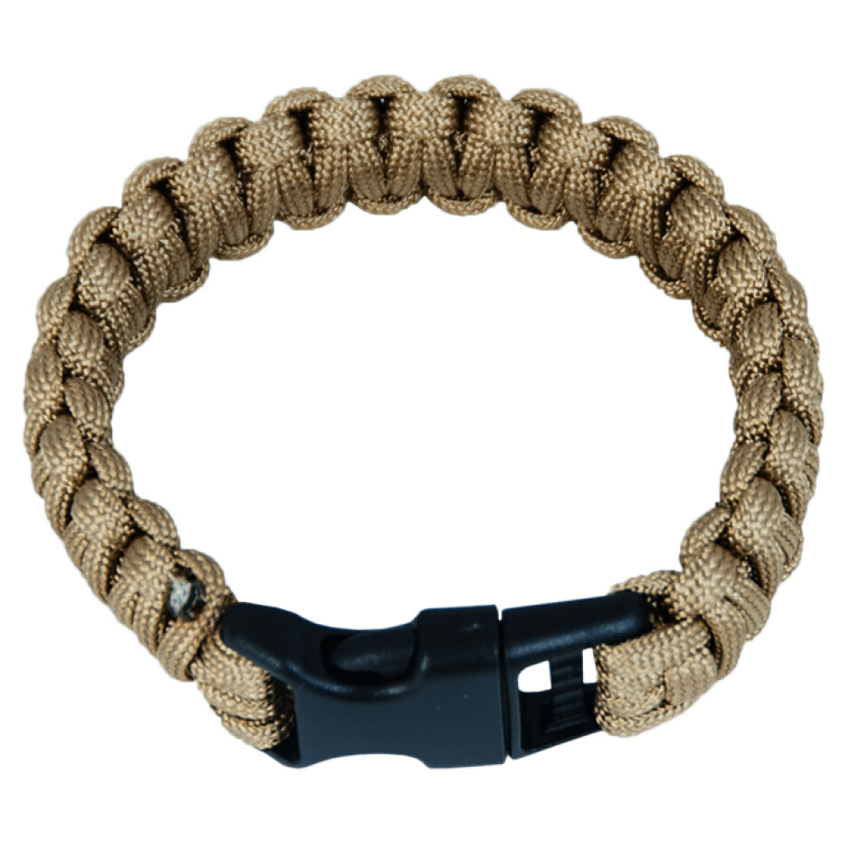 Náramek Paracord 2.3, plast. spona okrová M - main (0)