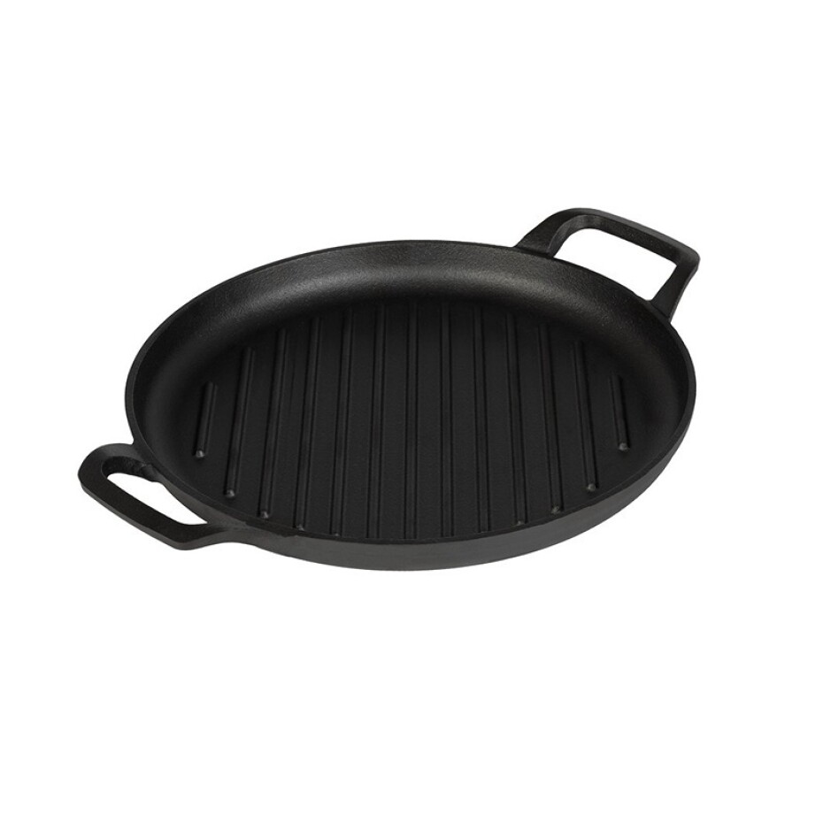 BERLINGERHAUS Grilovací deska litinová kulatá 33 cm černá BH-6533 - main (3)