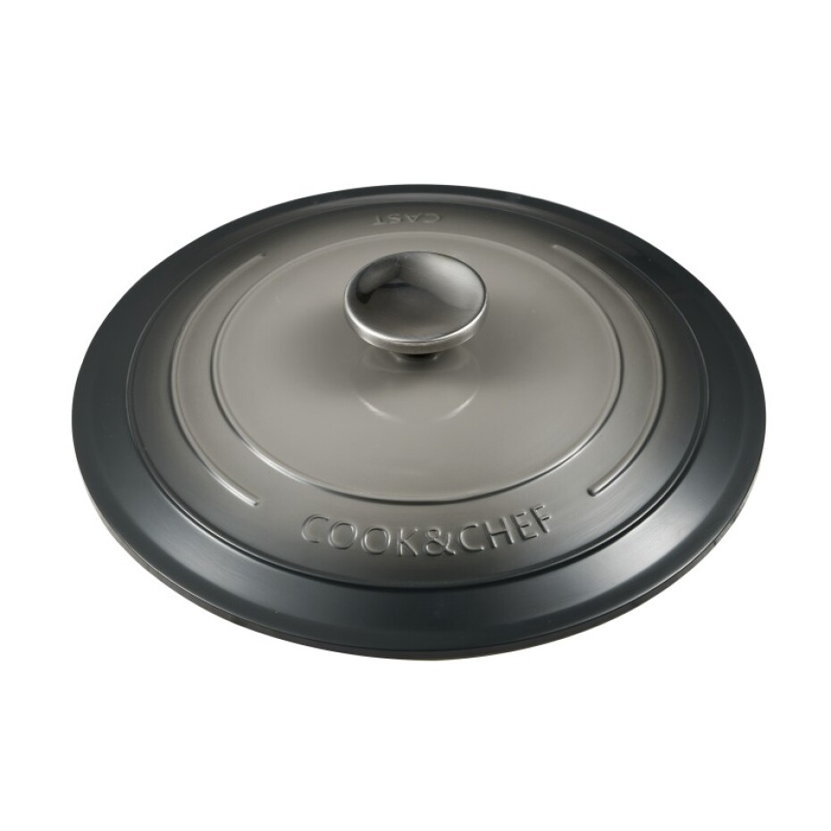 BERGNER Kastrol s keramickým povrchem a poklicí 24 cm Excalibur černá BG-36101-GY - main (3)