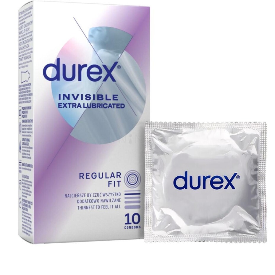 Durex Invisible Extra Lubricated 10 ks - main (2)