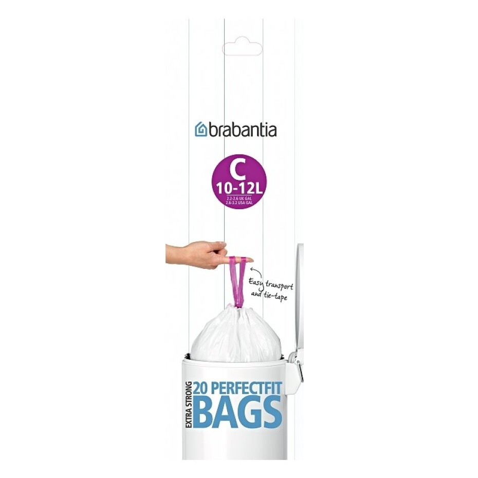 Sáčky do odpadkového koše C PERFECTFIT 10-12 l, sada 20 ks, Brabantia - main (1)