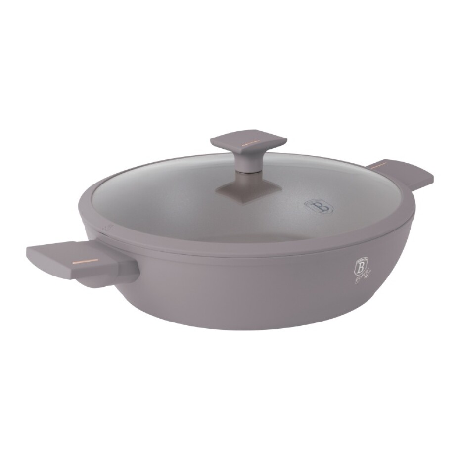 BERLINGERHAUS Pánev s titanovým povrchem a poklicí  32 cm Taupe Collection BH-8099 - main (1)