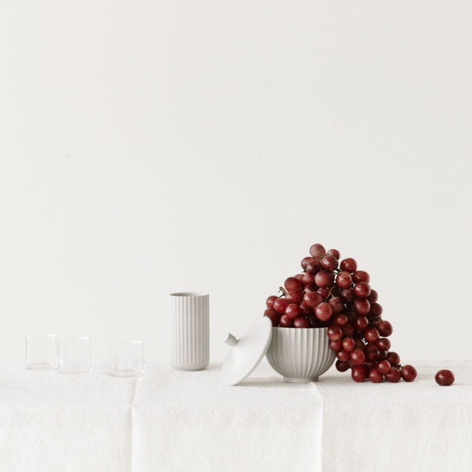 Dóza na sladkosti BONBONNIÈRE 14 cm, porcelánově bílá, porcelán, Lyngby - main (3)