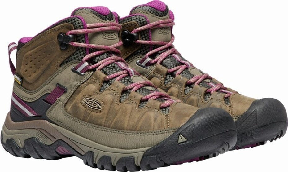 Dámská kotníkové boty Targhee III MID WP W, Weiss/ boysenberry, Keen, 1018178, hnědá - 39.5 | US 9 - main (8)