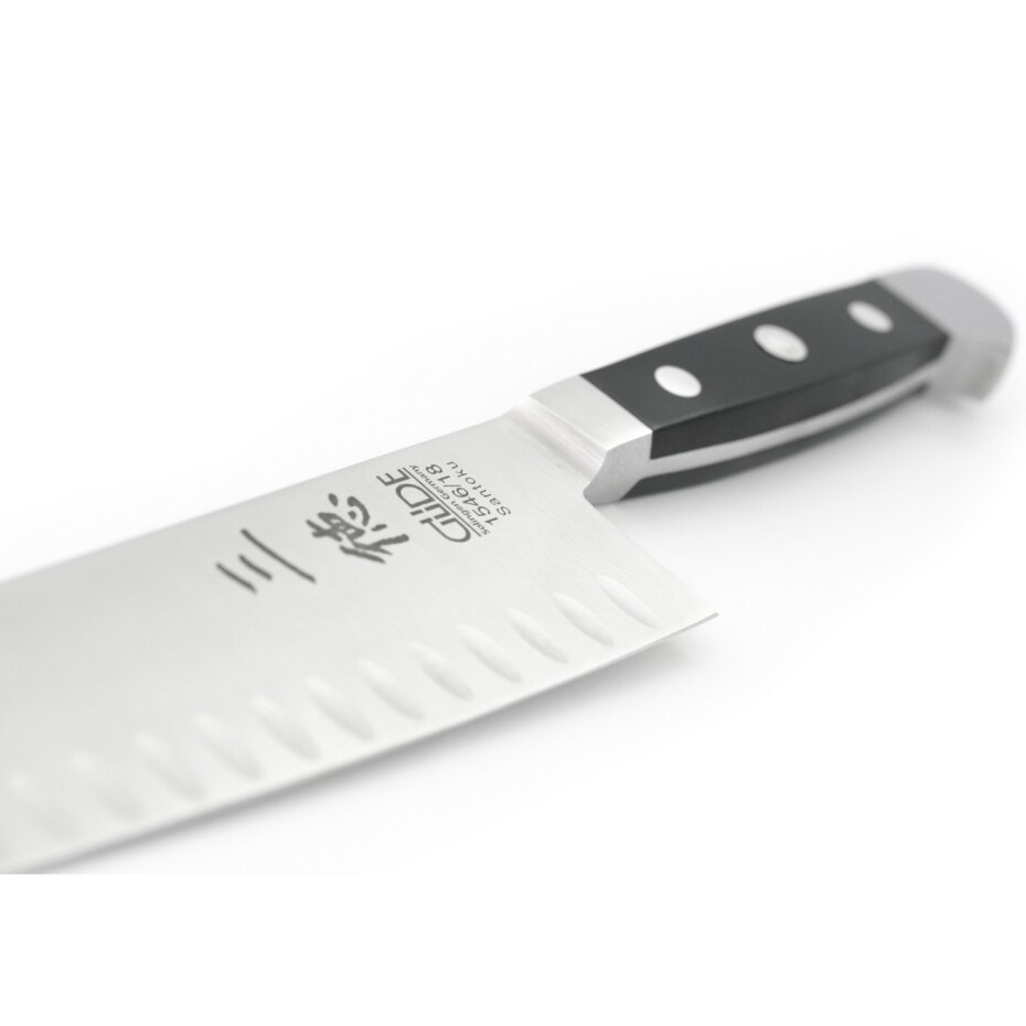 Güde Solingen Santoku nůž ALPHA POM 18 cm, černá, Güde - main (8)