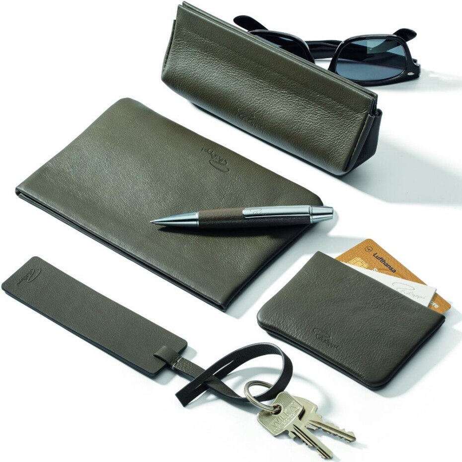 Pouzdro na brýle JEAN 18 cm, taupe, kůže, Philippi - main (1)