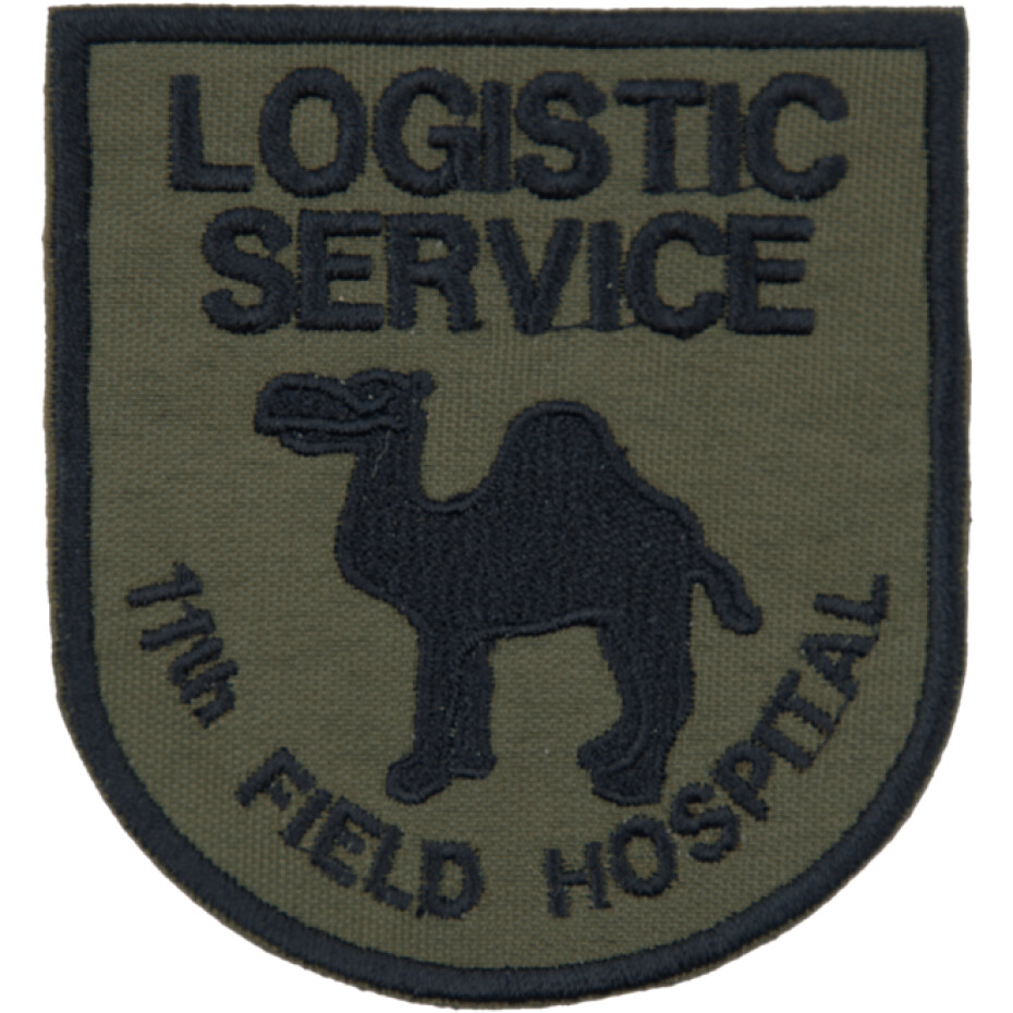 Nášivka: LOGISTIC SERVICE 11th F.H. olivová | černá - main (0)