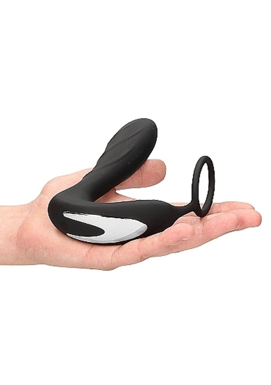 Ouch! E-stim & Vibration Butt Plug with Remote Black - main (4)