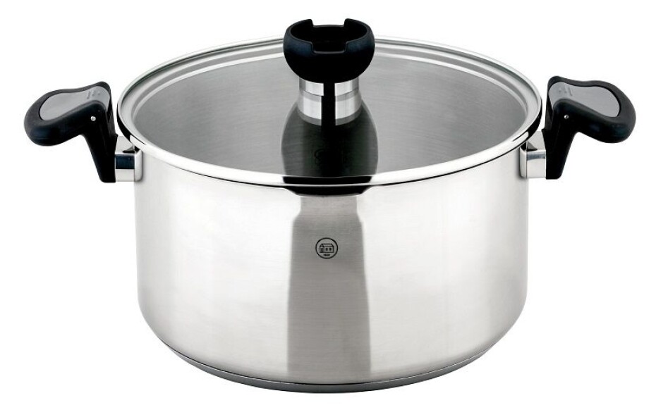 CS SOLINGEN Hrnec s cedící poklicí nerez Aron 24 cm CS-060589 - main (0)