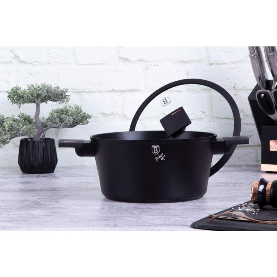 BERLINGERHAUS Kastrol s poklicí s titanovým povrchem 24 cm Monaco Collection BH-7087 - main (3)