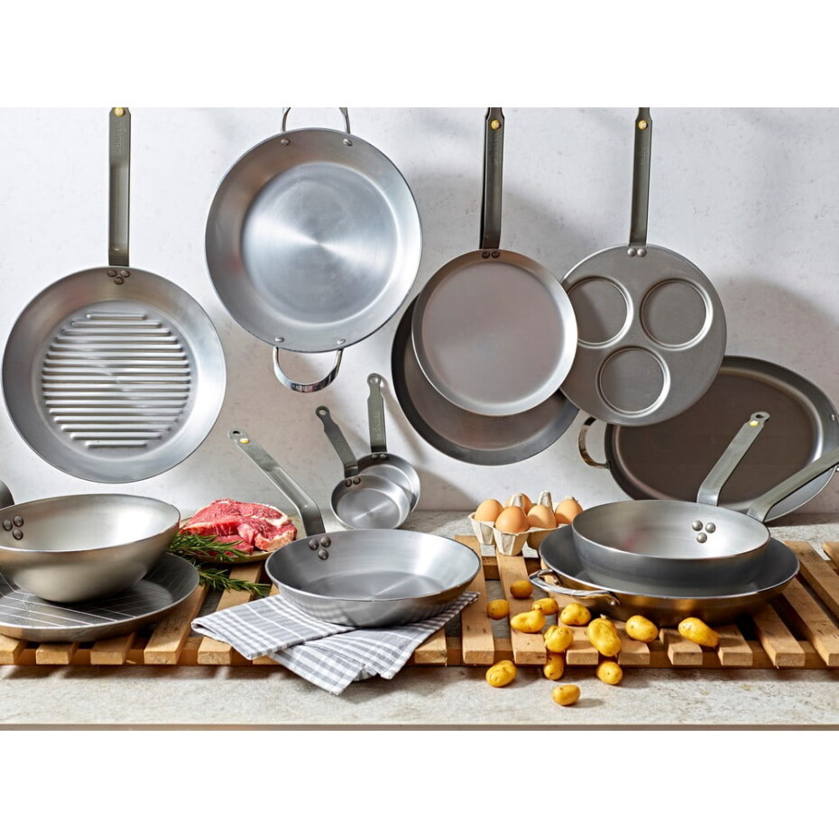 Grilovací pánev MINERAL B 32 cm, ocel, de Buyer - main (3)