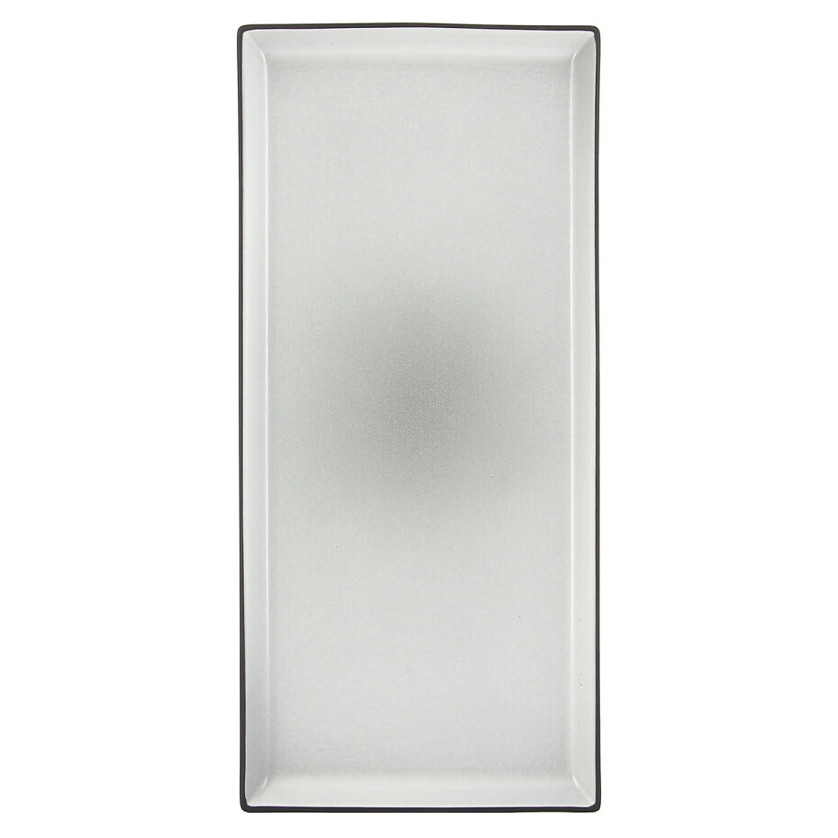 Servírovací talíř EQUINOXE 32,5 x 15 cm, pepřová bílá, REVOL - main (0)