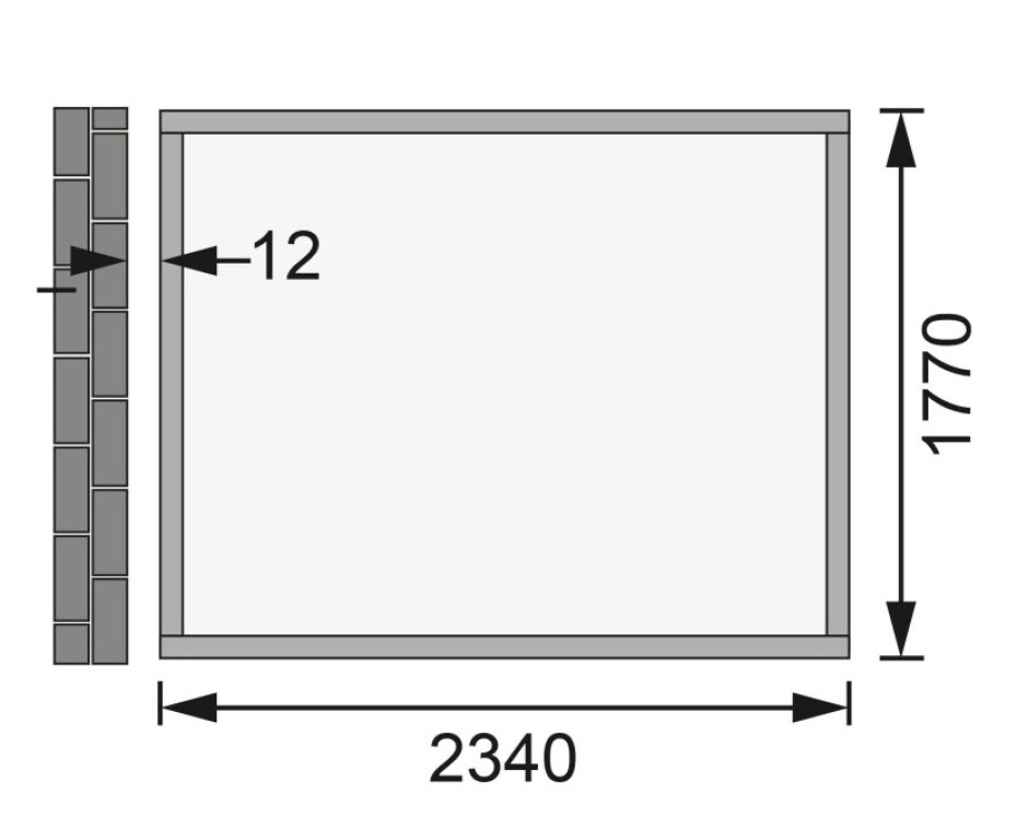 Dřevěný domek KARIBU BOMLITZ 2 (68357) natur LG3096 - main (2)