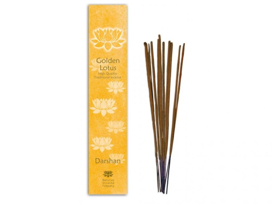 Golden Lotus - Darshan vonné tyčinky  10ks - main (0)